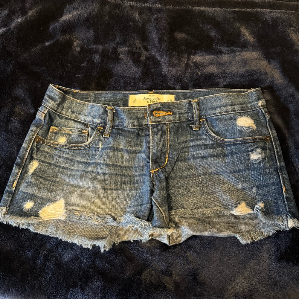 Abercrombie and fitch size 2 denim shorts
